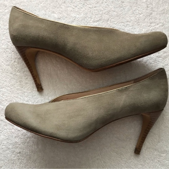 Plenty by Tracy Reese suede leather heel pumps shoes. Size 37. - Picture 2 of 9